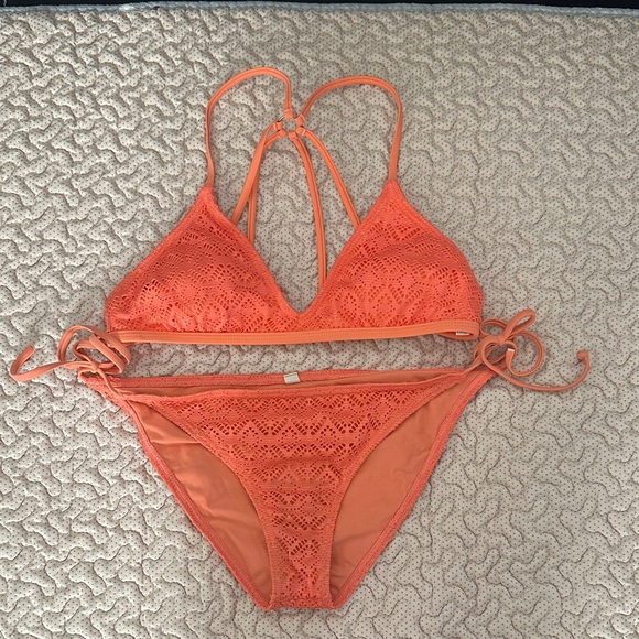 Reef Vibrant Orange Bikini Set - Picture 1 of 2
